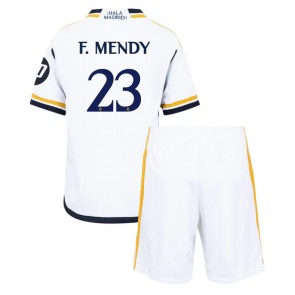 Real Madrid Ferland Mendy #23 Domaci Dres za Dječji 2023-24 Kratak Rukavima (+ kratke hlače)